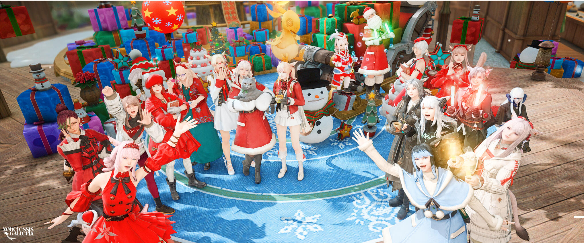 Christmast with Fluffy!